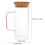 Transparente Trinkflasche Mit Griff Und Für 2