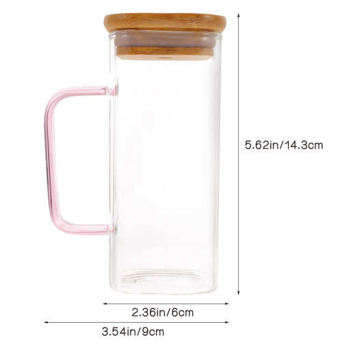 Transparente Trinkflasche Mit Griff Und Für 1