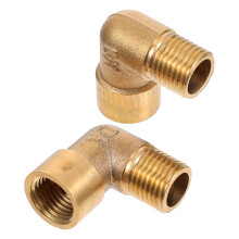1 Set 2Stk Verdickte 90 Grad Luftrohrverbinder Armaturen Golden