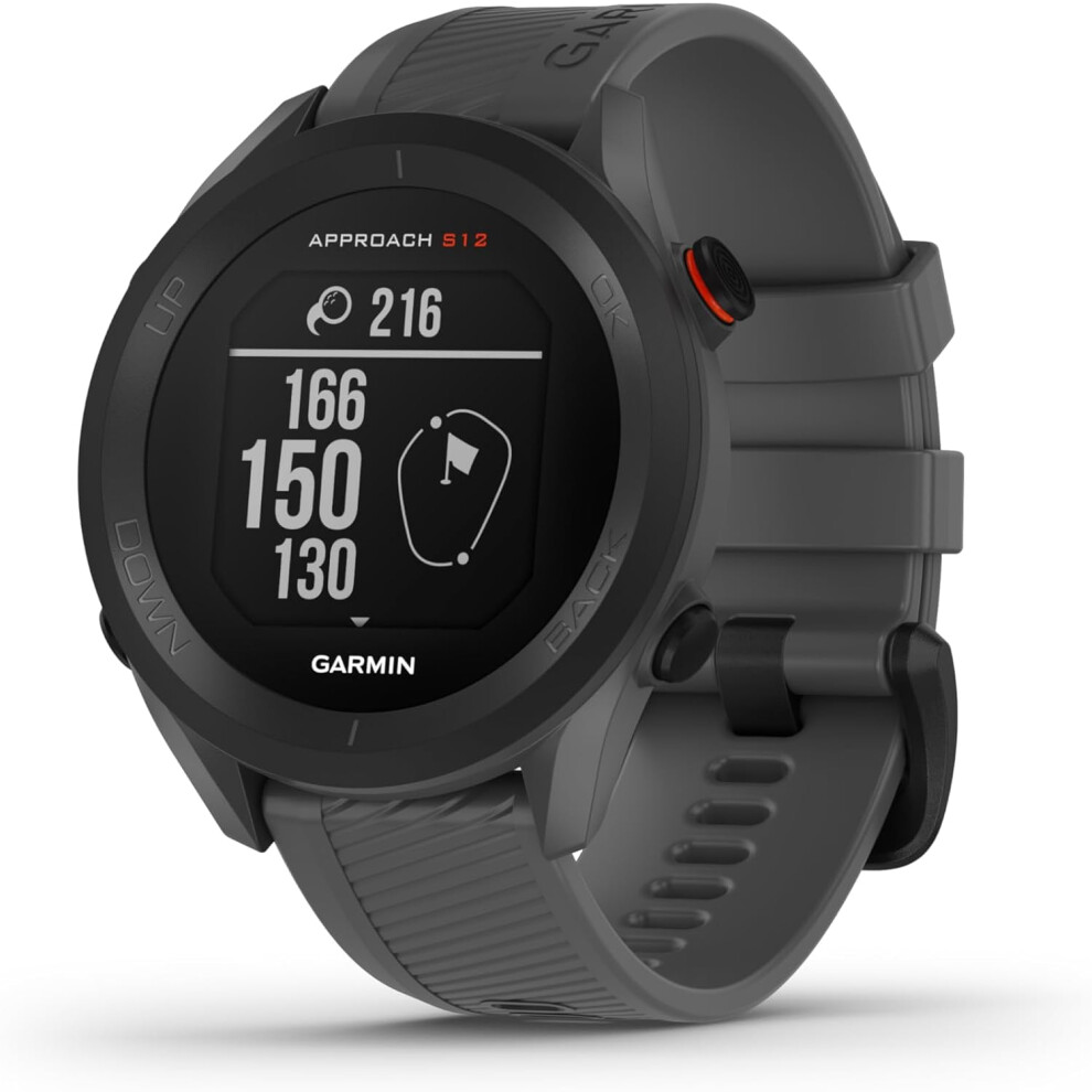 Garmin Approach S12 Golf Gps Watch - Slate Grey