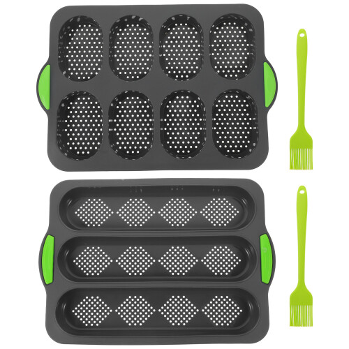 1 Set Französisch Backform Brötchenform Silikon Mit 1