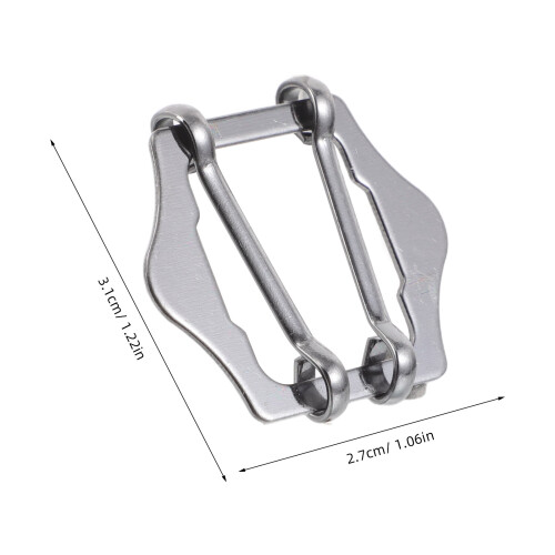 10 metall dreifach-schiebe- -schnallen für gurt 1