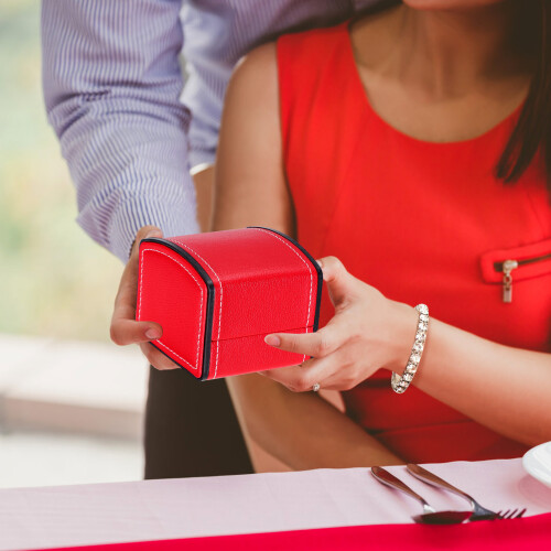 Pu Uhrenbox Klappgeschenkbox Für Armbanduhren 2