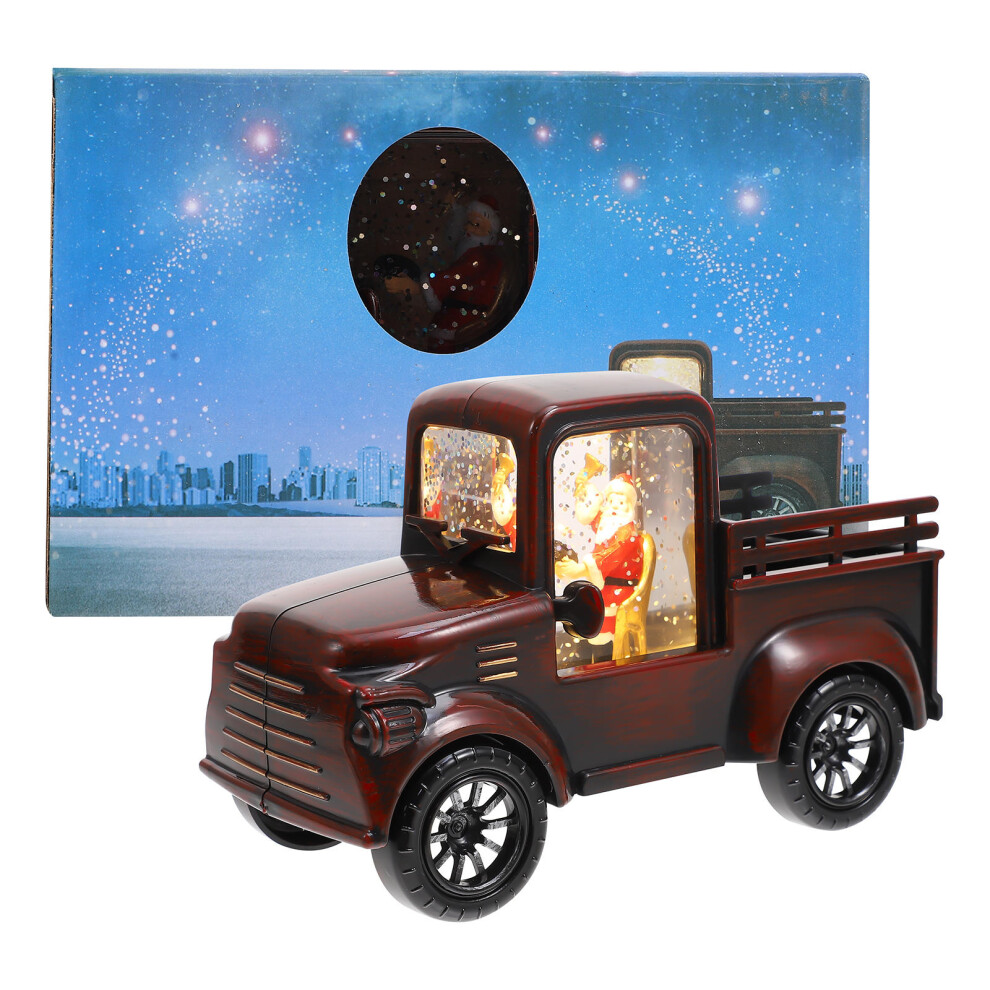 4 Pcs Luminous Santa Claus Tractor Christmas Ornament-image-OPC-PMCGX5V-NEW