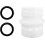 Bubble Bottle Adaptor Bottle Adapter Set White For Machine Water Bottle Attachment 5