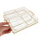 4Stk. Transparente Servierschalen Mit Goldfarbenem Gestell 11