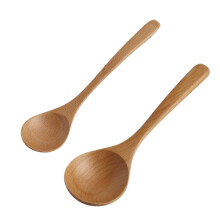 2Stk Holzlöffel Langstiel Breilöffel Für Zu Hause (Khaki)