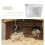 Cage Inner Heucontainer Futterhalter Für Meerschweinchen 6