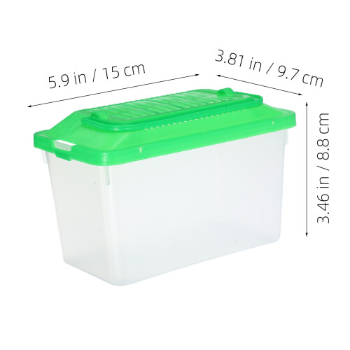 Caja De Plástico Transparente Para Dorado Y 2