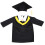 de para graduación con gorro, para 100 cm 1