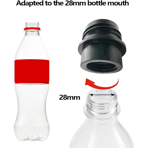 Bubble Bottle Adaptor Bottle Adapter Set For Machines White Water Bottle Attachment Part 1