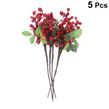 5 -Ornamente Rot PVC Für Hochzeit Wohnkultur