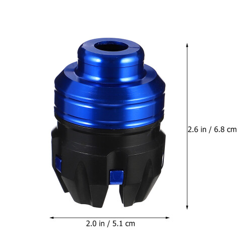 Gongc 2St Gabelrahmen-Slider Für Motorräder Blau 2