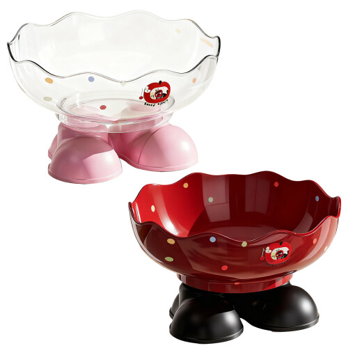 Betaalde Candy Server Kerstthema Dessertschotel voor-Roze 1