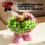 Betaalde Candy Server Kerstthema Dessertschotel voor-Roze 3