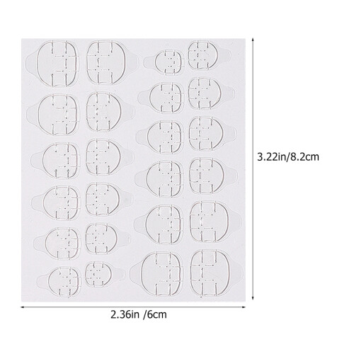 Adhésives Pour Ongles, Transparents, Invisibles 2