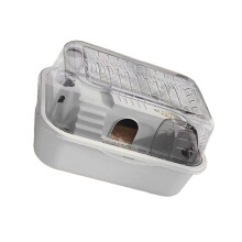 Easy Maintenances Hamster Habitat House with Quiet Wheel-Gray