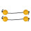 Musical Sand Shaker Egg Shaker Yellow 2pcs 11