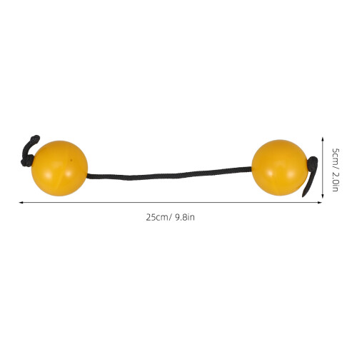 Musical Sand Shaker Egg Shaker Yellow 2pcs 1