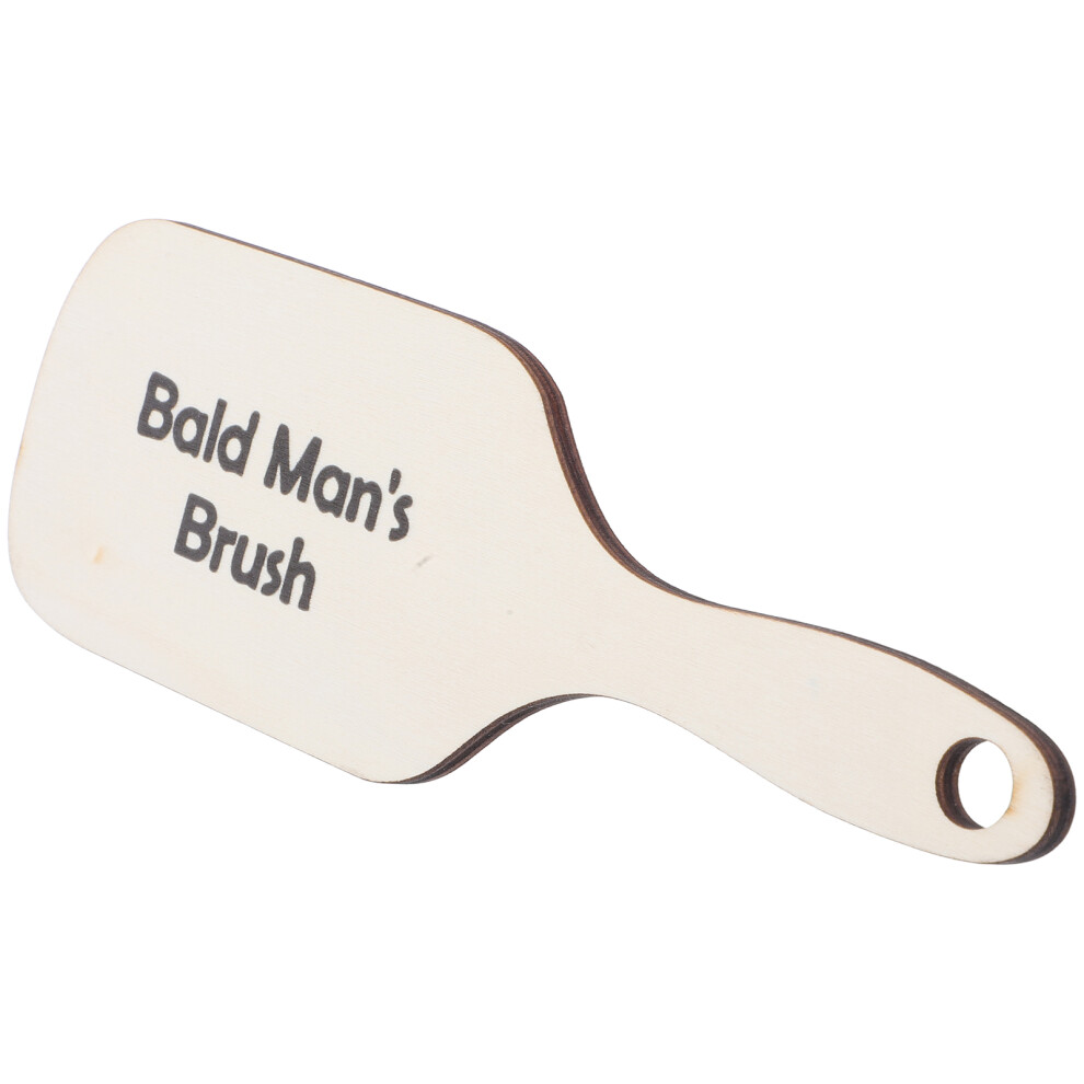 Happyyami Unisex Wood Wide Tooth Comb For Bald Man Grooming And Clown Costumes