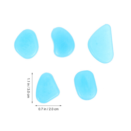 300pcs Aquarium Glowing Luminous Stones 1