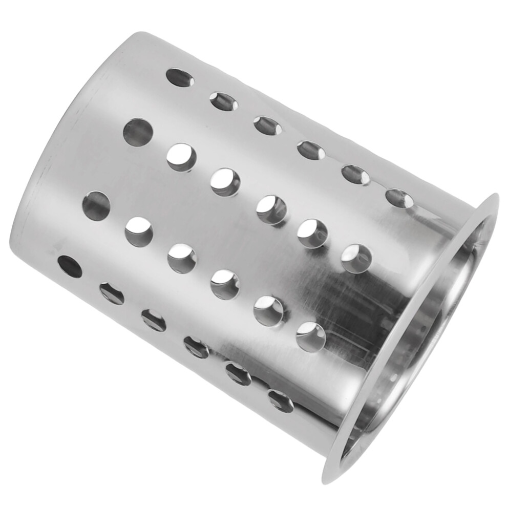 Stainless Steels Kitchen Utensil Holder Rack-With Holes 7695000213036