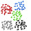 120pcs Pet Nail Caps for Cat Dog Size M 1