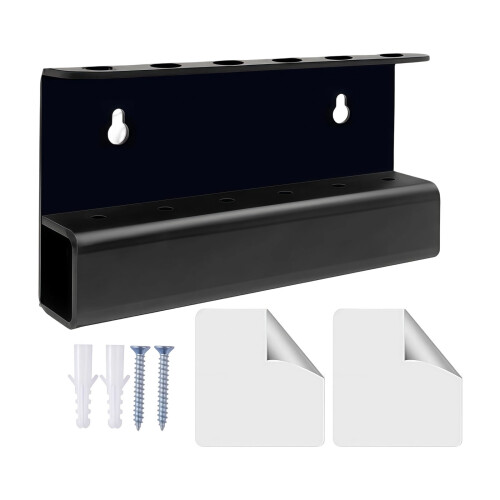 Durable Transparency Boomerangs Display Shelf Wall-Black