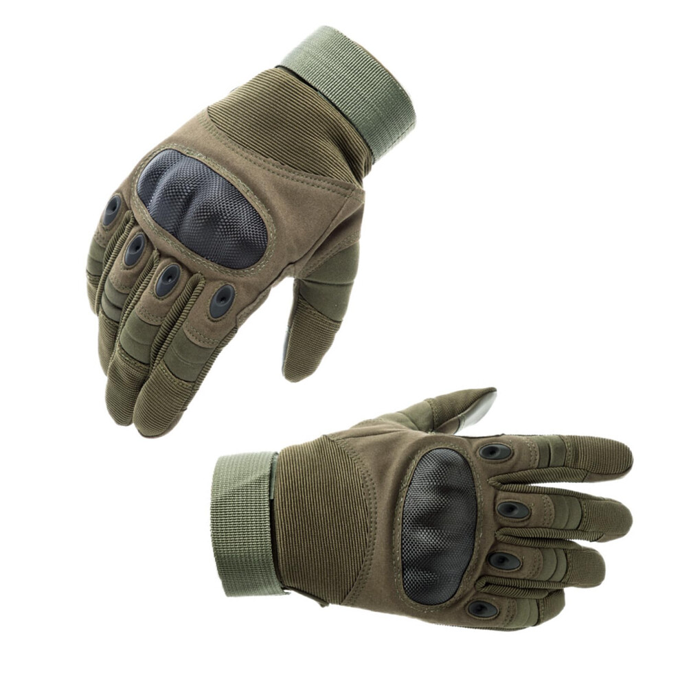Motorcycle Gloves Unisex Full-Finger Touchscreen, Hard Knuckle Protection For Motorcycle, Mtb, Road Biking, Atv, Airsoft 9393856517589