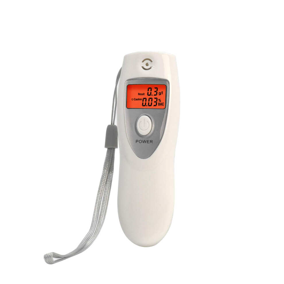 Breathalyzer Portable Digital Breath Alcohol Tester Touchless Backlight Audible Alert Automatic Shutdown Red 9393856517633