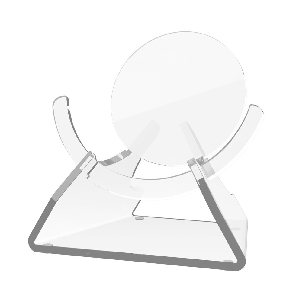 Acrylic Desktop Stand For Nest Speakers Transparent With Anti Slip Base And Cable Management 9393856517701