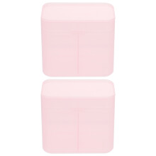 2 Piezas Cajas Almacenamiento Herramientas Manicura Contenedores