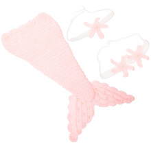 1 Juego 3 Piezas Accesorios Fotografía Bebé Suéter Rosa