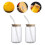 2 sets milk drinking cups with straws, multipurpose glass water cups 11