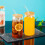 2 sets milk drinking cups with straws, multipurpose glass water cups 6