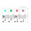 2 Ensembles D'Autocollants Pour Clavier De /61/54/49 Touches 2