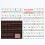 2 Ensembles D'Autocollants Pour Clavier De /61/54/49 Touches 10