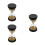 3pcs 30 Seconds Gold Beads Hourglass Timer Toy 2