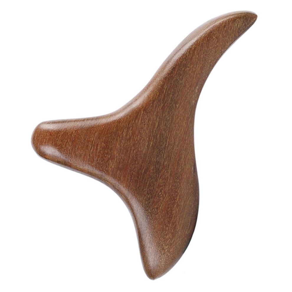 Golden Sandalwood Therapy Massage Stick Acupressure Gua Sha Tool For Foot Relief And Muscle Relaxation Portable Wood