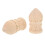 2Pcs Unfinished Wood Finials For Staircase Railings Diy Decoration 10