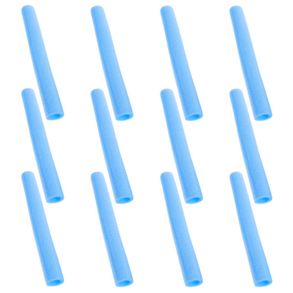12Pcs Sky- Foam Trampoline Pole Covers High-Density Safety Padding Blue Vaguelly