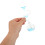 heart shaped glass liquid motion timer - artistic desktop decoration 4