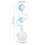 heart shaped glass liquid motion timer - artistic desktop decoration 3