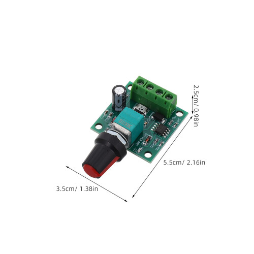 5pcs 1.8v-12v PWM DC Motor Speed Controller 2a 1