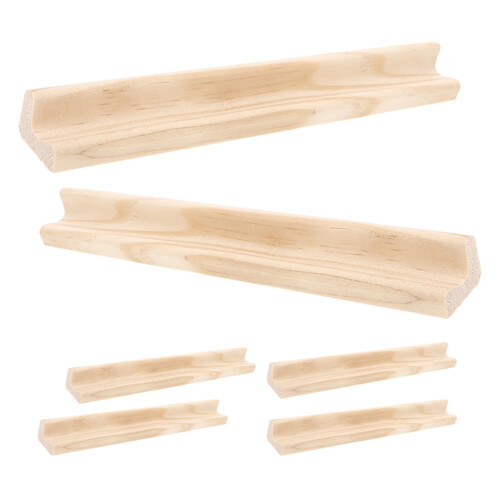 6 Pezzi Portatessere In Legno , 19 cm