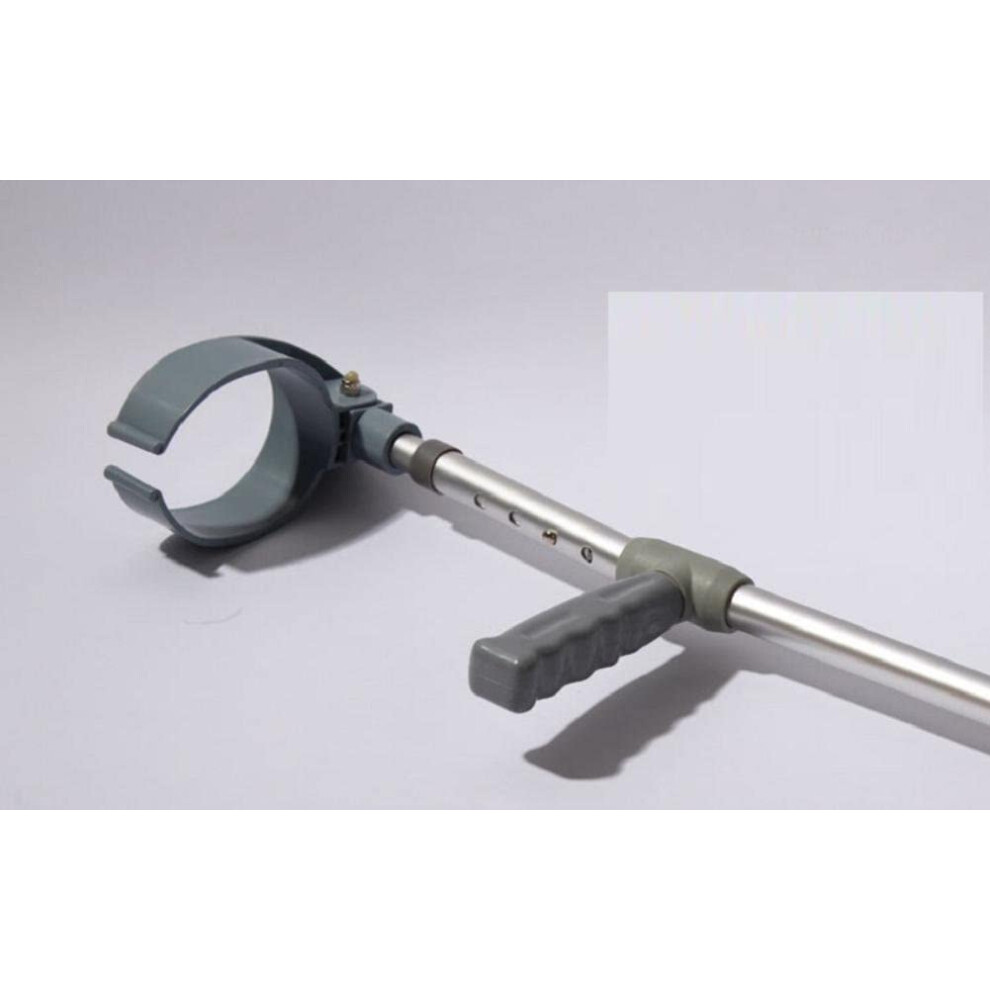 Walking Cane Chair Underarm Crutch Compatible Aluminum Alloy Height Adjustable Medical Use
