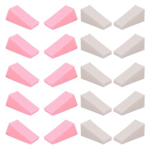 50St Make-Up Wedge Sponsjes Voor Poeder & Crème Foundation Gezicht