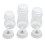 3-teiliges Babyflaschen-Set, PP-Silikon, weich, 7