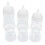 3-teiliges Babyflaschen-Set, PP-Silikon, weich, 2