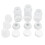 3-teiliges Babyflaschen-Set, PP-Silikon, weich, 10